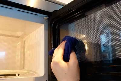 Мытье микроволновки